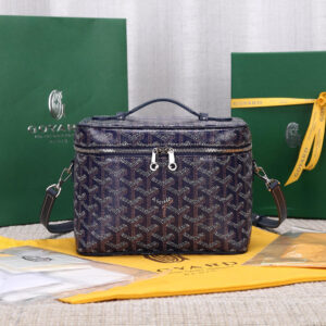 高仿Goyard*Muse系列MUSEVA2單價盒子包深藍免檢版