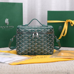 高仿Goyard*Muse系列MUSEVA7單價盒子包綠色免檢版