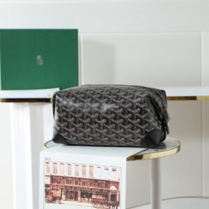 高仿Goyard*BOEING5旅行洗漱包化妝包黑色免檢版