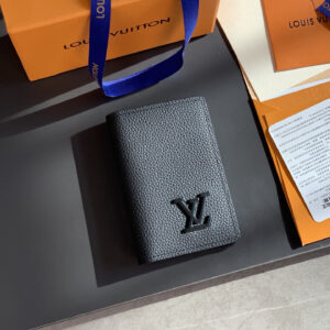 高仿LV*Brazza系列M69979字母純色男士錢包中款免檢版
