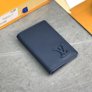 高仿LV*Brazza系列M11489字母純色男士錢包中款免檢版