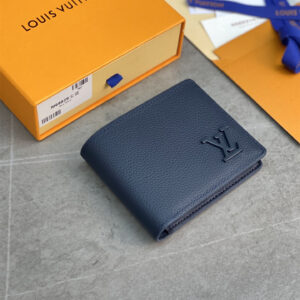 高仿LV*Brazza系列M11488字母純色男士錢包短款免檢版
