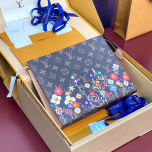 高仿LV*M14180Murakami Takashi聯名款手拎袋免檢版