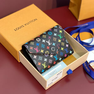 高仿LV*M14163Murakami Takashi聯名款錢包免檢版