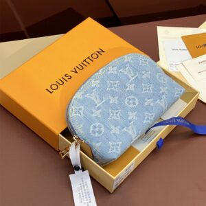 高仿LV*SkyDenim系列M83616水洗丹寧化妝包免檢版