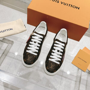 高仿LV*TimeOut系列1A8FJP圓頭厚底休閒鞋老花純原版本