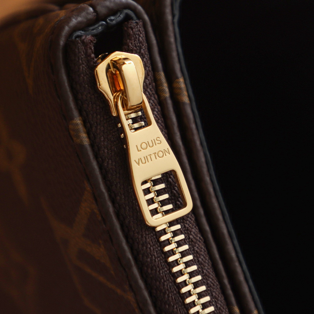 高仿LV鏈條包Marceau系列老花皮革雙拼免檢版 - Image 14