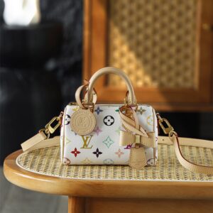 高仿LV*NanoSpeedy系列M13391聯名款白三彩免檢版