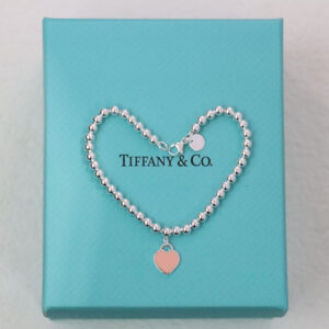 高仿Tiffany&CO蒂芙尼Return系列GRP06688愛心粉色手鏈