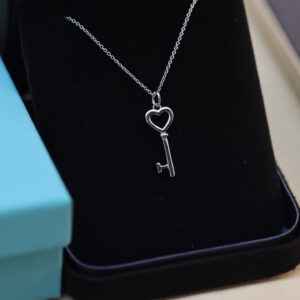 高仿Tiffany&CO蒂芙尼Keys系列35483853鑰匙吊墜頸鏈銀色