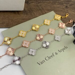 高仿首飾VanCleef&Arpels*RP4KN01五花四葉草手鏈