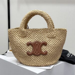 高仿Celine*Triomphe系列提籃包114352小號免檢版