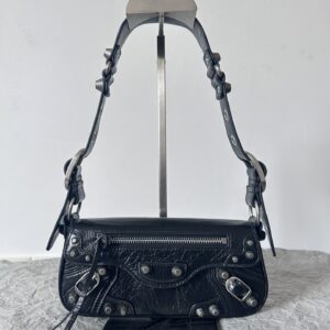 高仿Balenciaga*LeCagole2024新款法棍包黑色XS