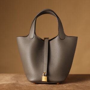 高仿HermesPicotinLock18系列菜籃子錫器灰金扣