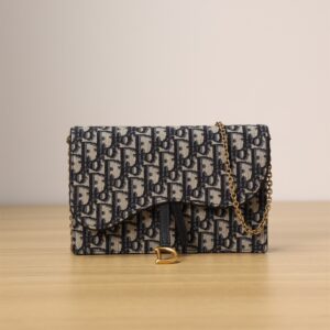高仿Dior*Saddle系列經典鏈條手拿包免檢版
