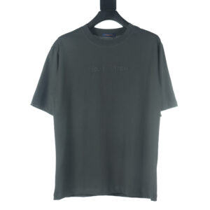 高仿LV*1AFR0046壓膠字母短袖T恤深灰