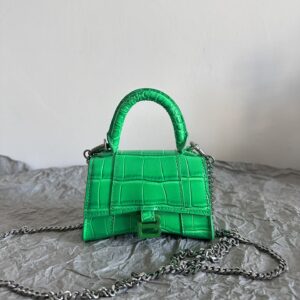 高仿Balenciaga*Nano系列迷你沙漏包綠色