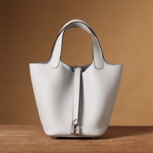 高仿Hermes*PicotinLock18聖杯藍銀扣免檢版