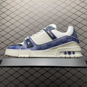 高仿LV*Trainer系列1ACPRW休閒鞋棋盤格白純原版本