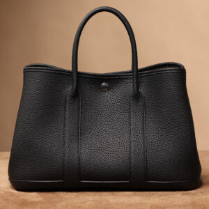 原單正品HermesGardenParty30系列購物袋黑色