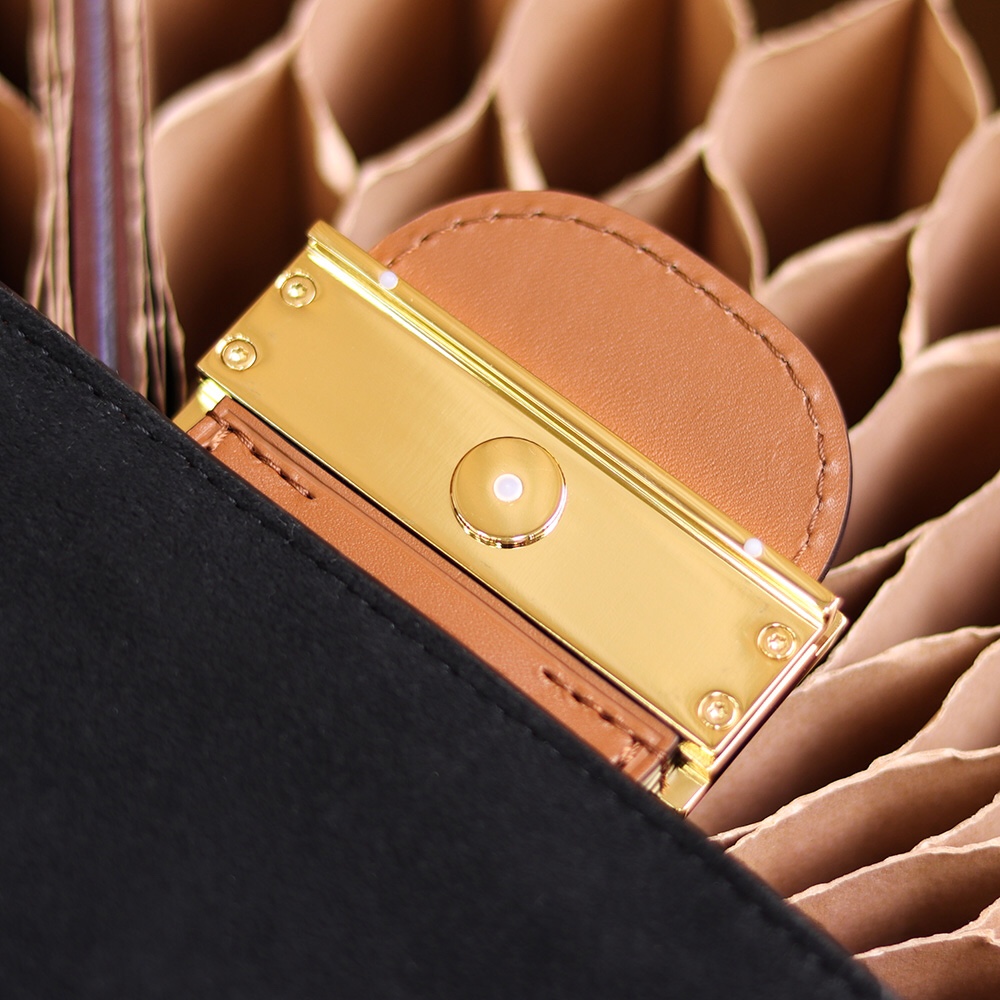 高仿LV達芙妮女款單肩包雙拼老花免檢版 - Image 11