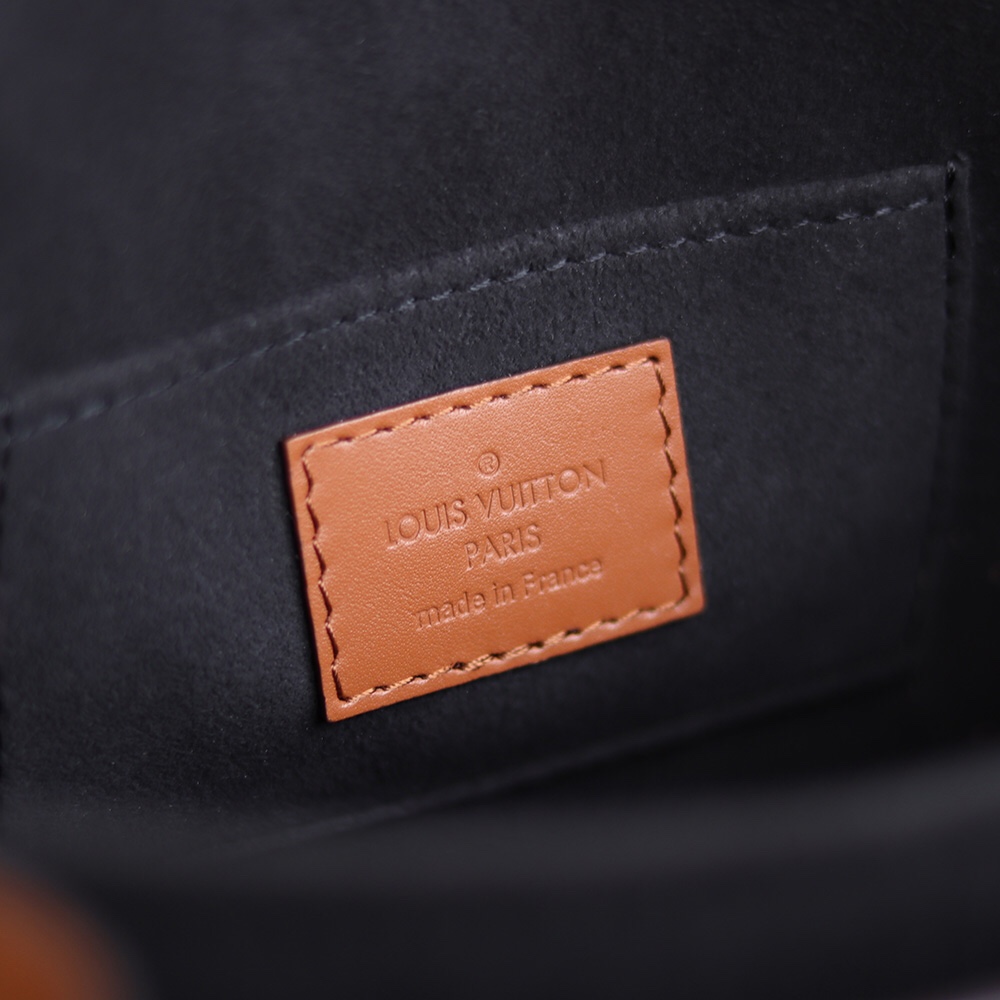 高仿LV達芙妮女款單肩包雙拼老花免檢版 - Image 17